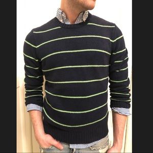 Striped Cotton J Crew Sweater